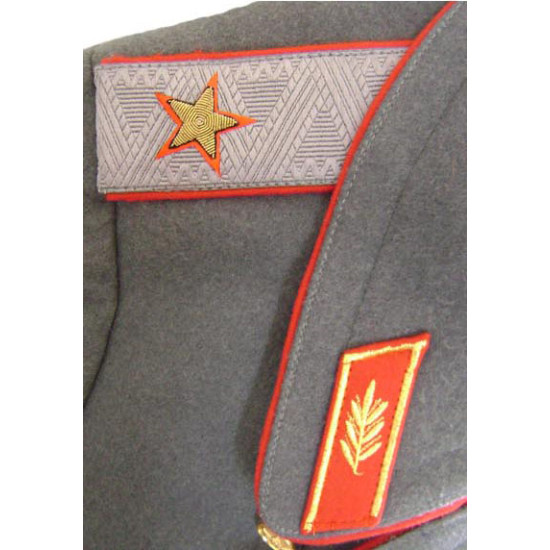 Armée URSS Généraux défilé hiver long manteau