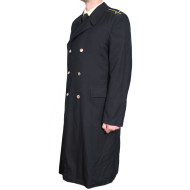 Gli ufficiali della Marina sovietica nero semi-lungo cappotto di lana