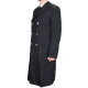 Officiers de la Marine soviétique noir long manteau de laine semi