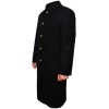 Russian Navy woolen long black winter Coat