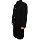 Soviet Navy woolen long black winter Coat