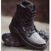 Urban tactical DAKOTA high black leather boots 