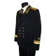 Russische Flotte Admirals Uniform mit Goldbarren Stickerei Größe 50/52