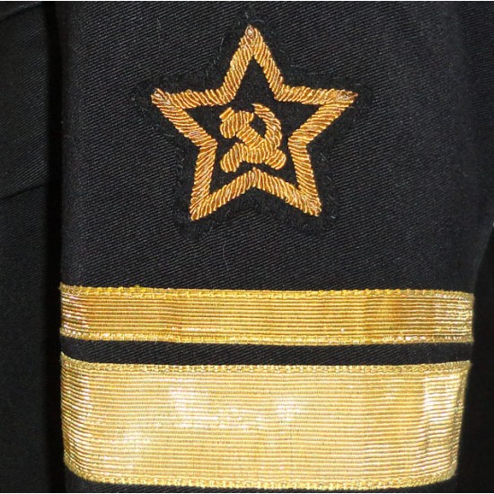 Flotte russe amiraux uniforme avec la taille des lingots de broderie 50/52