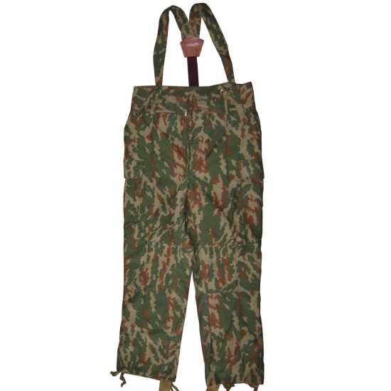Russian Army oak leaf camo trousers with suspenders