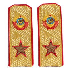 Marshal of Soviet Union embroidery Stalin shoulder boards