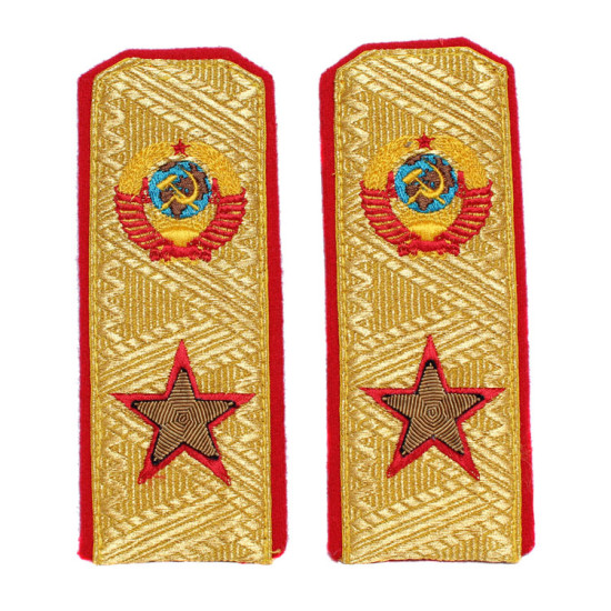 ソビエト連邦の刺繍兵士のスターリン・ショルダー・ボード