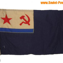 Soviet FLAG of AUXILIARY SHIP of USSR Navy Fleet