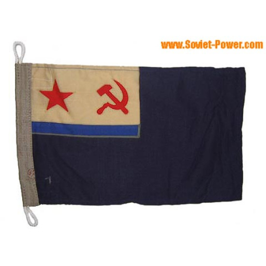 Bandiera sovietica della nave ausiliare di flotta della marina URSS