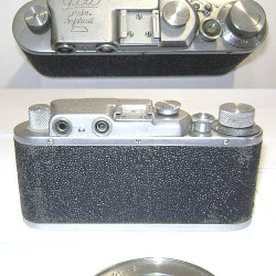 FED-ZORKI camera kit with Fish Eye and 100mm FED lenses