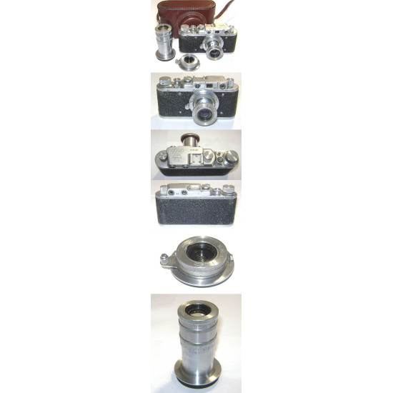 FED-ZORKI camera kit with Fish Eye and 100mm FED lenses FED-ZORKI camera kit with Fish Eye and 100mm FED lenses