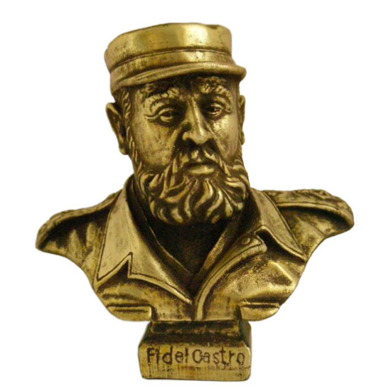 Fidel Castro busto de bronce líder revolucionario Fidel Castro busto de bronce líder revolucionario