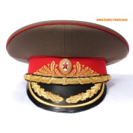 Esercito sovietico feldmaresciallo cappello della visiera berretto russo