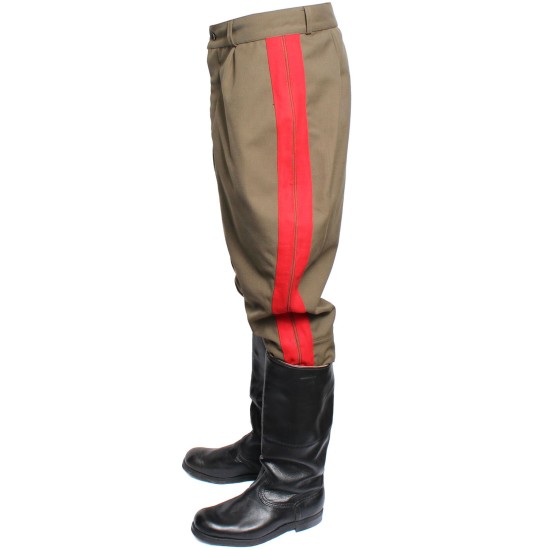 Pantalon de l'Armée rouge soviétique WWII russe Infantry général Galife