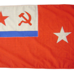 Connection ships Commander Navy flag from USSR Fleet