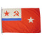 USSR艦隊からの司令官海軍の旗