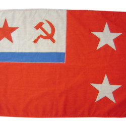 Bandera de la marina de guerra del comandante de la escuadrilla de la flota de USSR