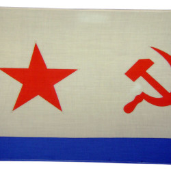 Flota de la marina de guerra de la URSS bandera de lana soviética VMF