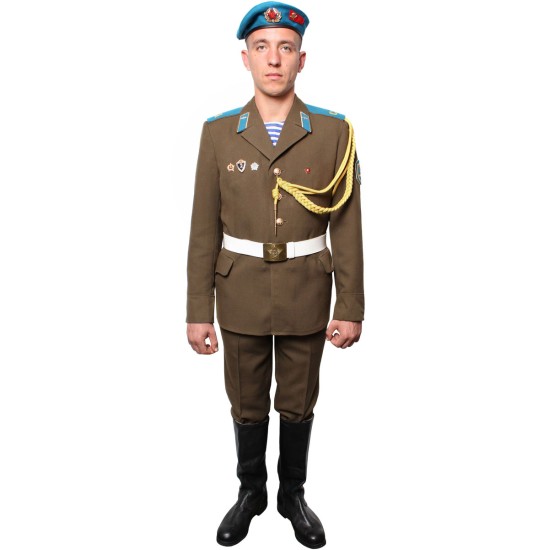 Armée soviétique VDV troopers aéroportées uniforme de parade russe