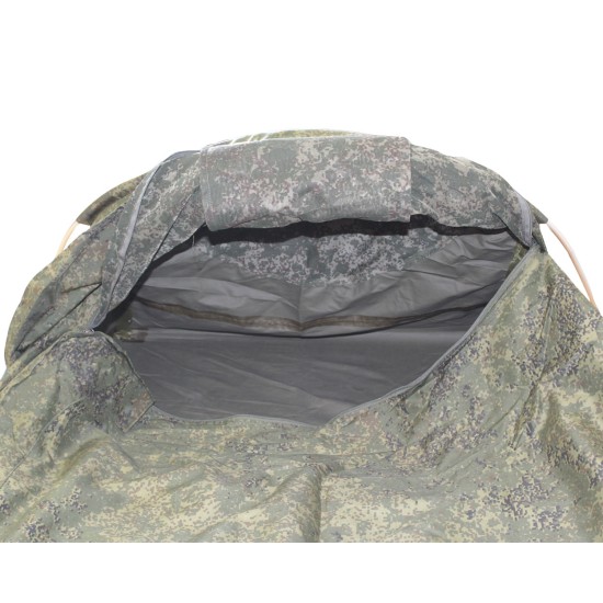 Bag bivouac with a camouflage cover