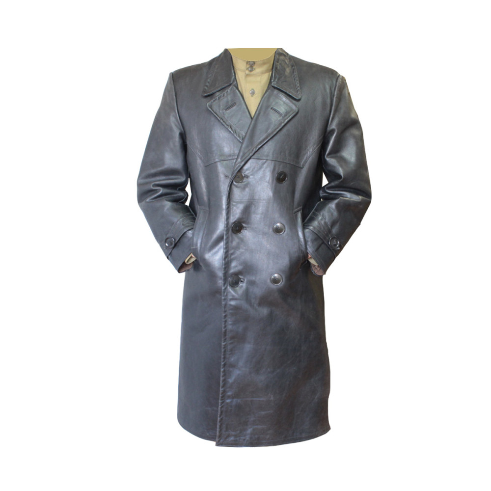 soviet leather coat