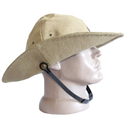 Tactical khaki hat Panama with star badge