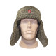 Soviet Officer's Ushanka Military Khaki Hat 