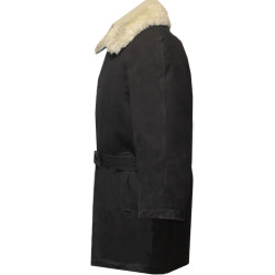 Armée de l'URSS réservoirs d'officiers militaires noir manteau d'hiver