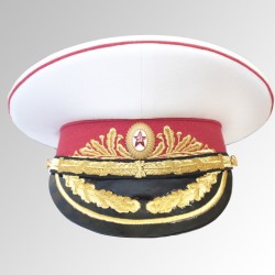 Maréchal défilé soviétique / russe casquette visière blanche