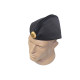 Chapeau noir d'officier de marine soviétique Pilotka