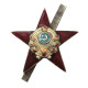 Cockade Red Star on the headdress "7 ribbons"