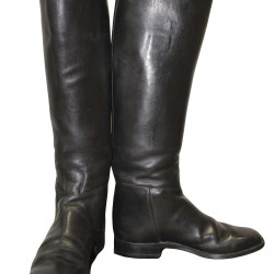 German WW2 Leather High-Rank OFFICERS  BOOTS 