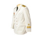 Weißer Admiral Naval Fleet Parade Coat mit Hemden