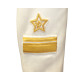 Weißer Admiral Naval Fleet Parade Coat mit Hemden