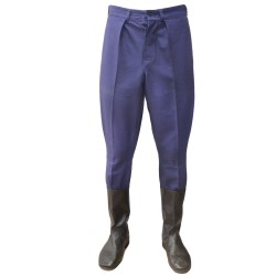 Pantaloni guardia di frontiera NKVD sovietico / russo galife M35 blu