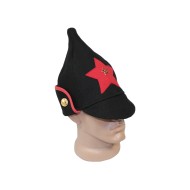 RKKA fanteria rosso esercito russo di lana nero cappello budënovka