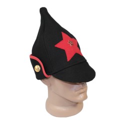 RKKA infantry Red Army woolen black hat BUDENOVKA