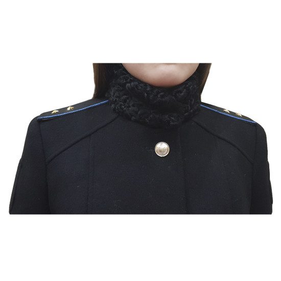 Red army Officers winter FEMALE Soviet overcoat with the staff uniform