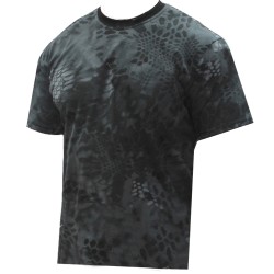 T-Shirt Camo Python Schwarzes Muster