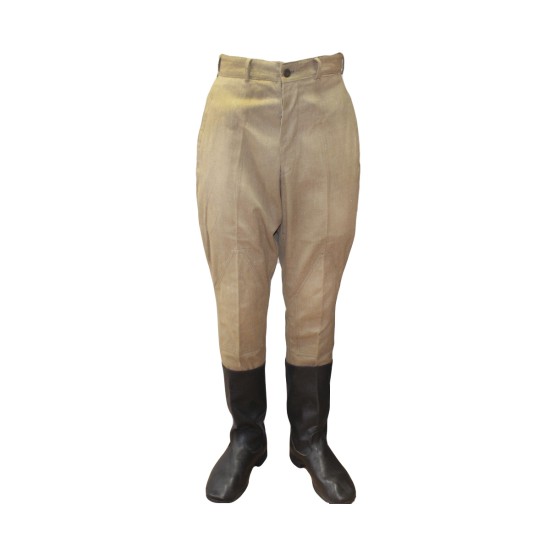 Soviético / ruso NKVD guardia de fronteras pantalones galife M35 khaki 