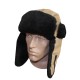Cappello Ushanka sintetico paraorecchie invernali moderno con pelliccia
