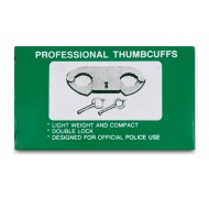 STEEL compact professional THUMBCUFFS with 2 keys