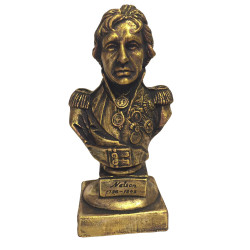 Busto de bronce del vicealmirante británico Horatio Nelson