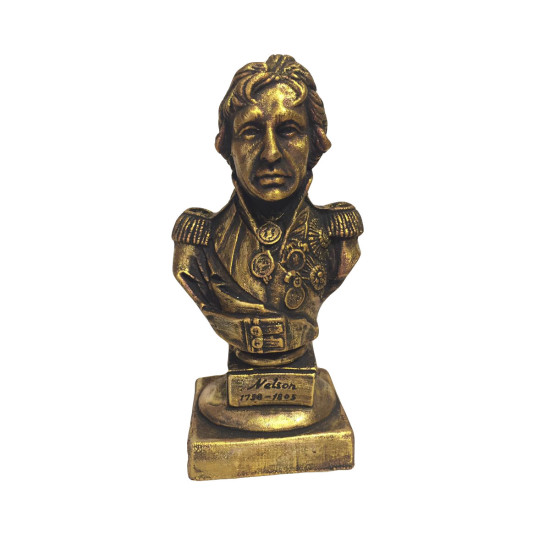Bronzebüste des britischen Vizeadmirals Horatio Nelson Bronzebüste des britischen Vizeadmirals Horatio Nelson