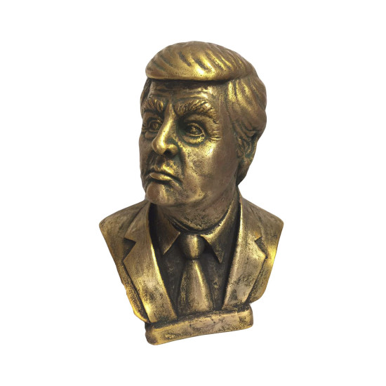 Buste en bronze du 45ème président des Etats-Unis Donald Trump