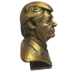 Bronze bust of the 45th president of the USA Donald Trump