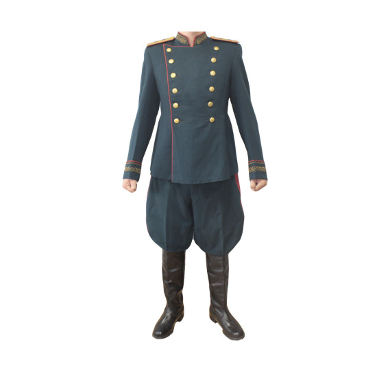 Un uniforme de parade AUTHENTIQUE soviétique du lieutenant-général FABRIQUÉ EN 1945