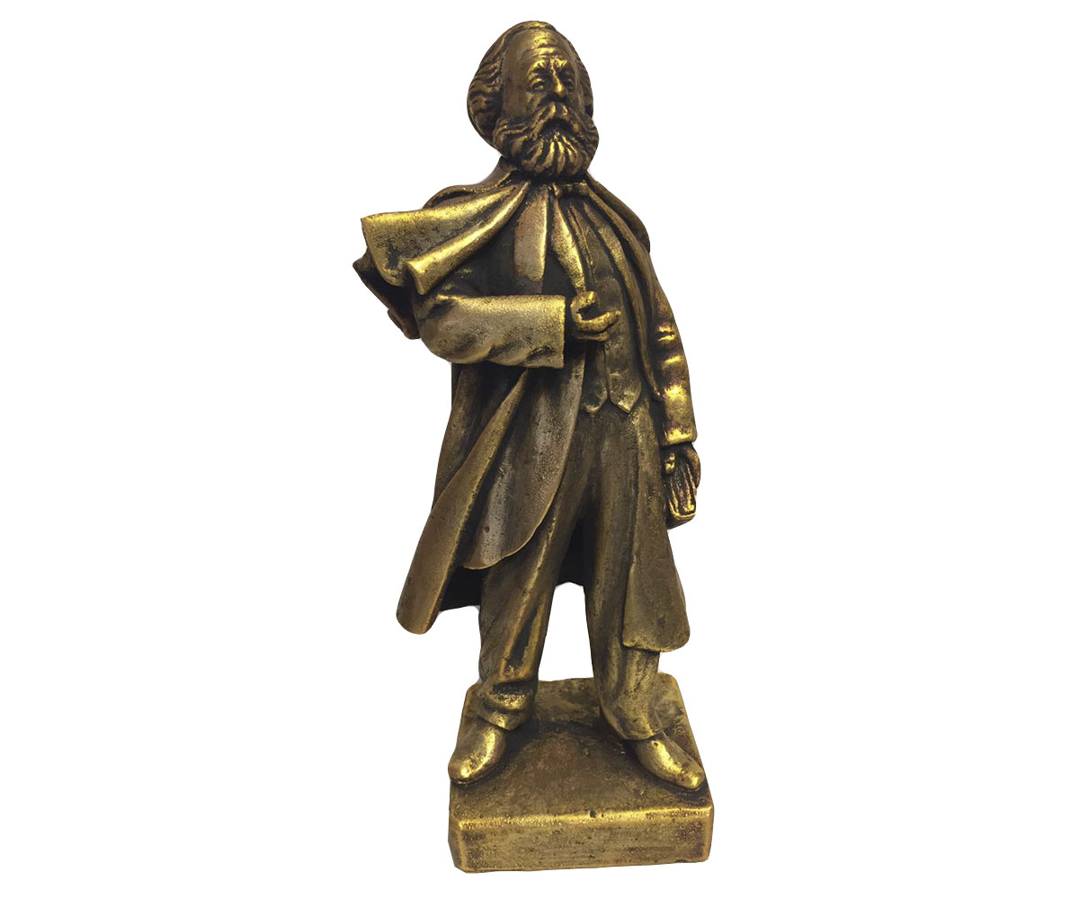 ドイツの哲学者Karl Marxの青銅のバスト