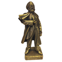 Bronze bust of German  philosopher Karl Marx