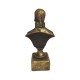 Busto de bronce del almirante de la armada del siglo XVIII Ushakov